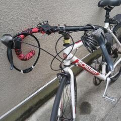 自転車➕ヘルメット➕電車用の輪バッグ