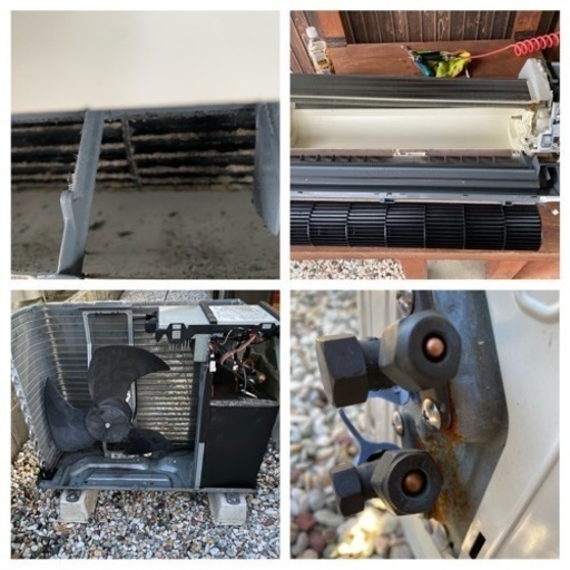 三菱ルームエアコンMSZ-GE2816 主に10畳用ばらしクリーニング済み  