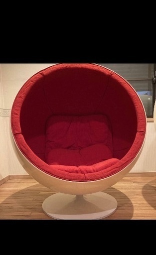 至急‼️リプロ品 EERO AARNIO エーロ アールニオ BALL CHAIR ボールチェア / パントンARTEMIDE vitra ヴィトラ スペースエイジ kartell イームズ Eames です。