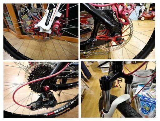 MERIDA BIG NINE TFS 100 マウンテンバイク 29インチ 赤×黒×白 24段