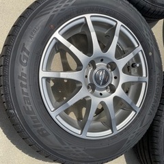 2023年製造！175/65R14 ヨコハマ　ブルーアースGT AE51 A-TECHシュナイダーStaG 5.5Jアルミ 14インチPCD100-4穴 セット  コルト キューブ ノート フィット デミオ ヴィッツ サクシード パッソ ファンカーゴ プラッツ ラウム コンパクトカー向け