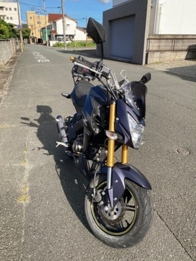 カワサキ Z125プロ 走行2900km ノーマルマフラーに変更 kawasaki Z125