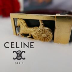 CELINE＊ベルト＊ゴールド✖️ブラック