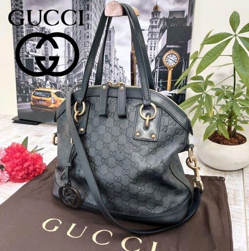 グッチ　GUCCI　スプリーム　レザー　2way 保存袋あり
