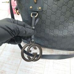 グッチ GUCCI スプリーム レザー 2way 保存袋あり