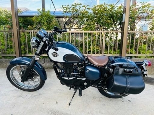 ★エストレヤカスタム★ KAWASAKI ESTRELLA  BJ250A-11カワサキ サイドバック,USB,！TW FTR ST ボルティ KLX TR
