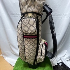 新品 MUスポーツ モノグラムプリント キャディバッグ 8.5型