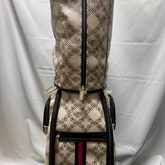 新品未使用品M.U SPORTS モノグラムプリントキャディバッグ5分割8.5型