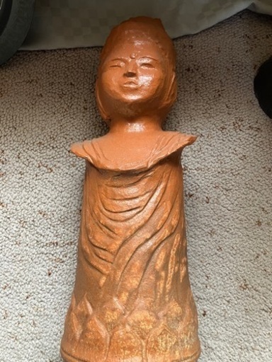 仏像の置き物 薩摩焼 陶芸家 忠雲窯作品 再値下げ！仏像 薩摩焼