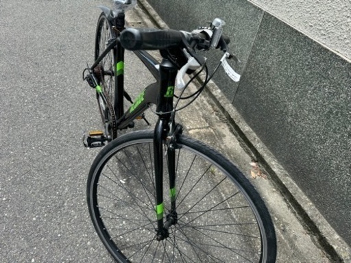 92）全車両格安販売‼️ 700c クロスバイクアコルデアルミフレーム (74  