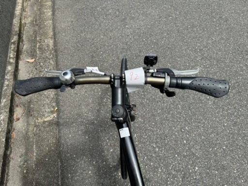 92）全車両格安販売‼️ 700c クロスバイクアコルデアルミフレーム (74  