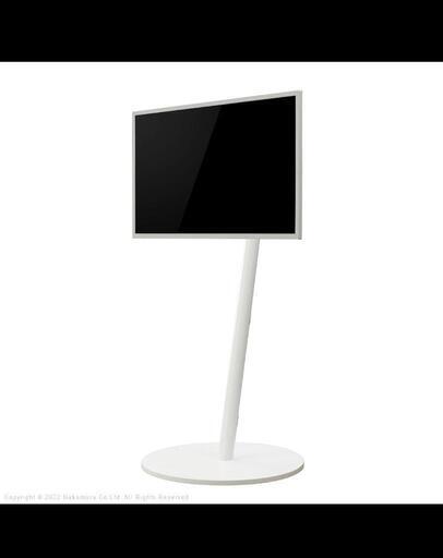 【新品未使用・開封・組立済・床マット付き】EQUALS　WALL　A2　ロータイプ　イコールズ　テレビスタンド　テレビ台　サテンホワイト