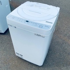   ♦️ SHARP電気洗濯機  【2018年製】ES-GE6B-W  