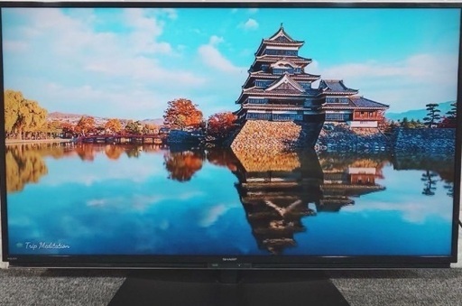 J3412  SHARP シャープ AQUOS 4K 4T-C45BL1 4K45型液晶テレビ 2019年製 4K Wチューナー クリーニング済み