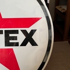 車のパーツ アクセサリー　ガソリンスタンド　看板　カルテックス　レトロ　ヴィンテージ