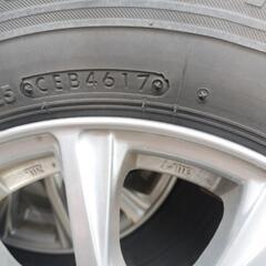 155/80R13 4H PCD100 +36 アルミ&スタッド