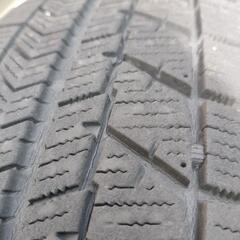 155/80R13 4H PCD100 +36 アルミ&スタッド