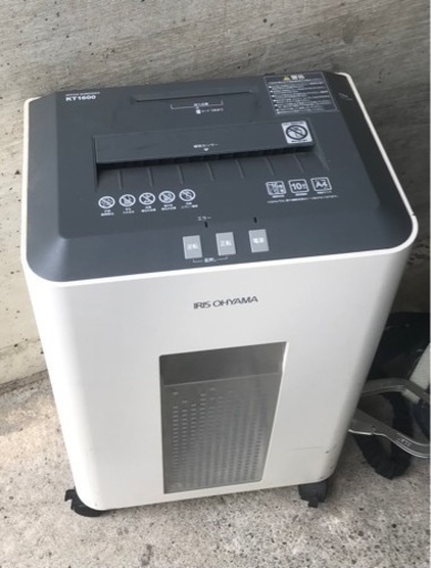 【格安】オフィスシュレッダー　アイリスオーヤマ　KT1600