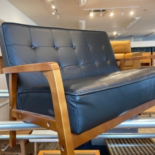2Pソファ 2人掛け レザー　家具 ダイニングセット