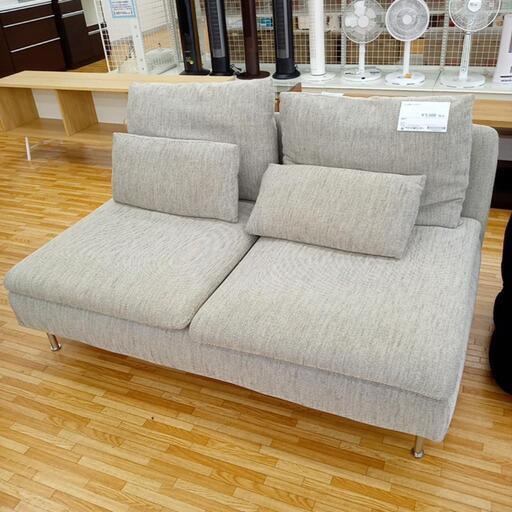 ☆ジモティ割あり☆ IKEA 2人掛けソファー グレー クリーニング済 