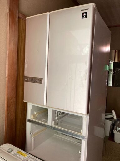 値下げしました＞中古　４４０L／６ドア　シャープ冷蔵庫　動作確認済み