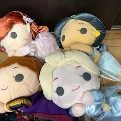 ディズニー　プリンセス　アナ雪　ぬいぐるみ　4個セット