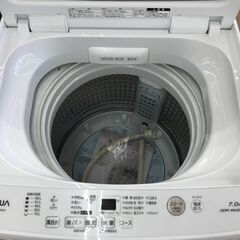 ★ジモティ割あり★ AQUA 洗濯機 AQW-V7M（W) 7.0kg 22年製 動作確認／クリーニング済み KJ5535