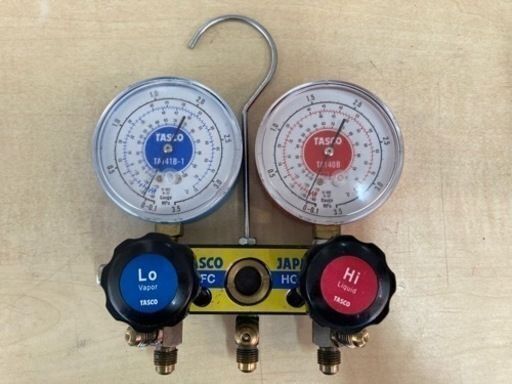 【工具】タスコ　ゲージマニホールド　TA141B-1/TA140B 中古　リサイクルショップ宮崎屋　住吉店24.9.7ｋ