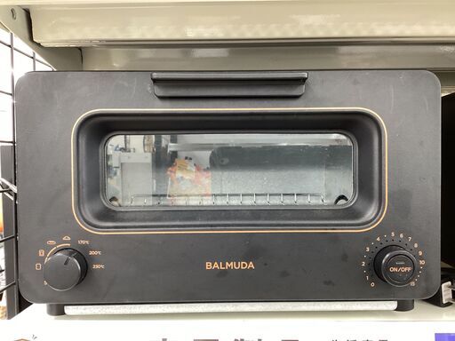 【6ヶ月保証】 オーブントースター BALMUDA　K05A-BK