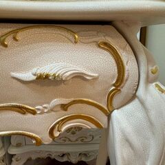 8/17に処分します】ロココ調家具 猫脚 イタリア家具風 姫 プリンセス