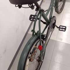 ☆ジモティ割あり☆ 自転車 20インチ オリーブ クリーニング済み TC688