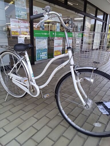 ★ジモティ割あり★  自転車 27インチ ホワイト クリーニング済み TK2508
