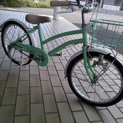 ☆ジモティ割あり☆ 自転車 27インチ グリーン系 クリーニング済み MT607