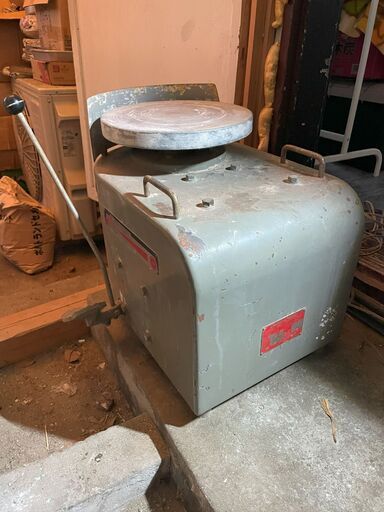 大型電気ろくろ 実働