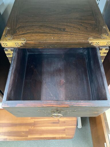 ご来店限定】シノワズリ（中国アンティーク調）2段チェスト 