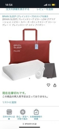 BRAINSLEEP 枕