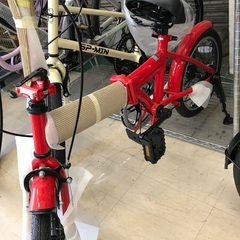 noconoco/16インチ折りたたみノンパンク自転車／赤