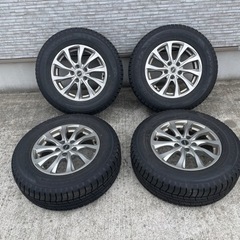 バリ山スタッドレスタイヤ アルミホイール4本セット 215/70R16 TOYO  