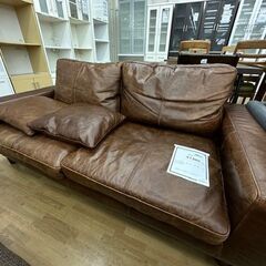 ドリーム川西店御来店限定】 2Pソファ ブラウン H900×W1900×D1000