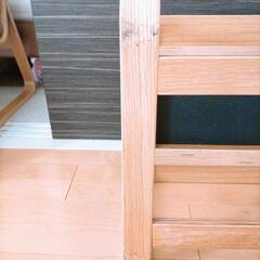 無印良品　リビングでもダイニングでも使える　ベンチ