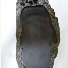 ①　端渓硯　すずり　習字道具　大型　書道具　骨董品　中国　古美術　時代　古硯　たんけい　tankei ① 端渓硯 すずり 習字道具 大型 書道具 骨董品 中国 古美術 時代 古