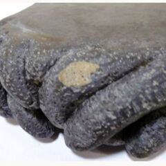 ① 端渓硯 すずり 習字道具 大型 書道具 骨董品 中国 古美術 時代 古