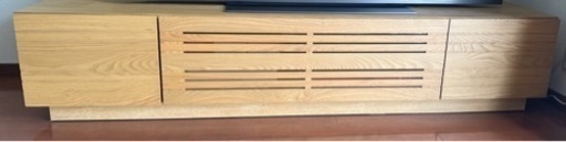 ★美品★天然木無垢材のテレビ台・テレビボード  幅180cm 高さ37cm 奥行き42cm