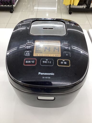 【6ヵ月保証】炊飯器 Panasonic　SR-HB108　5.5合