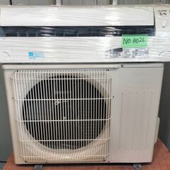 ワ0026 三菱霧ヶ峰2015年式2.2kw6畳適用35000円＠標準工事込み大阪市内価格