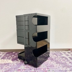 B-LINE ビーライン BOBY WAGON ボビーワゴン 3段5トレイ 収納 多機能 ワゴン トルネード ブラック キャスター付 　　家具 収納家具 カラーボックス