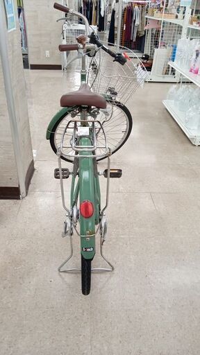 ☆ジモティ割あり☆ 自転車 一般 26インチ みどり クリーニング済み TJ7201