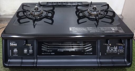 エイブイ：Paloma ガステーブル PA-370WA-L 都市ガス用 左強火力 2023年製
