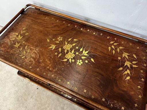 イギリスヴィンテージ トローリーワゴン テーブルワゴン キッチンワゴン ワゴン イギリス ヴィンテージ キッチンワゴン トロリー キャスター オーク