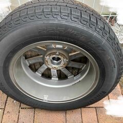 スタッドレスタイヤ 225/65R17 102Q 　ホイール　BRANDLE TM30T F:7.0J/R:7.0J-17